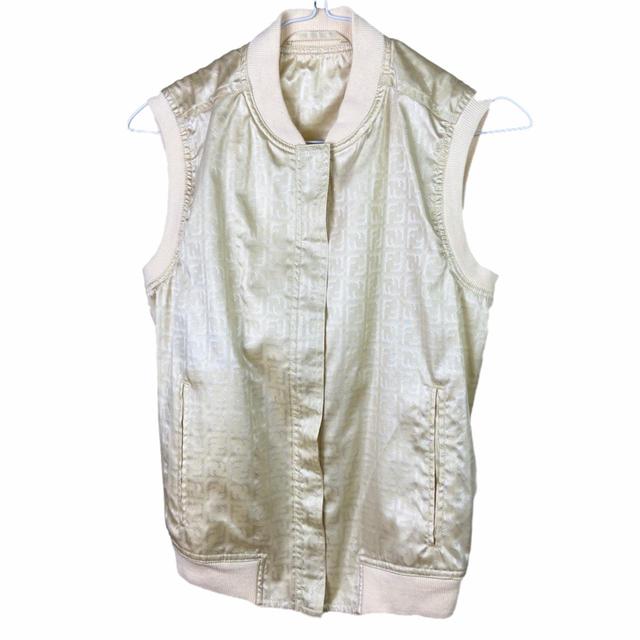 Fendi Women's Gilet - Cream - S on Productcaster.