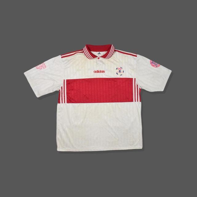 Adidas Men's T-shirt - White - XL on Productcaster.