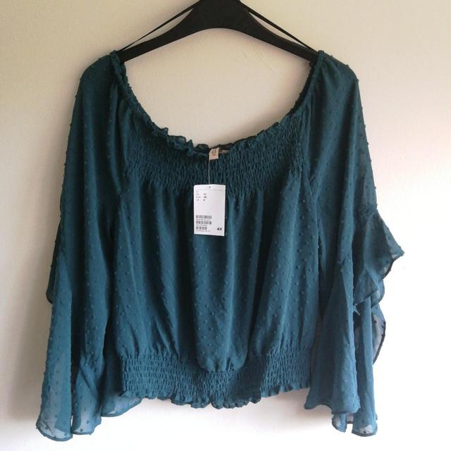 H&M Women's Crop top - Green - 10 on Productcaster.