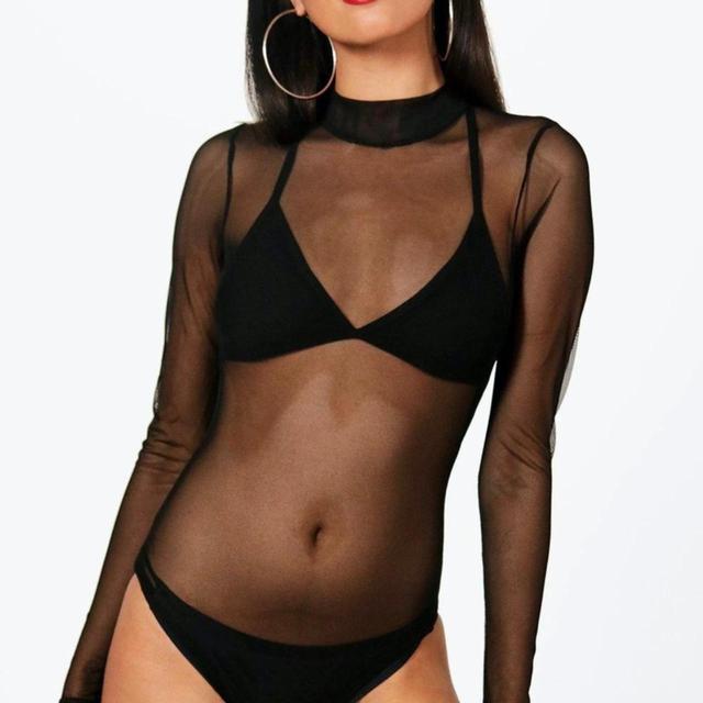 Boohoo Women's Bodysuit - Black - 6 on Productcaster.