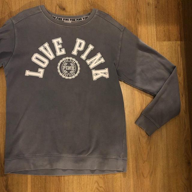 Victoria's Secret Women's Sweatshirt - Grey - 10 on Productcaster.