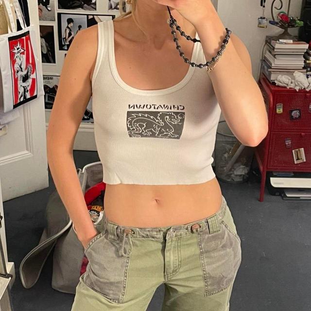 Brandy Melville Women's Crop top - Black - M on Productcaster.