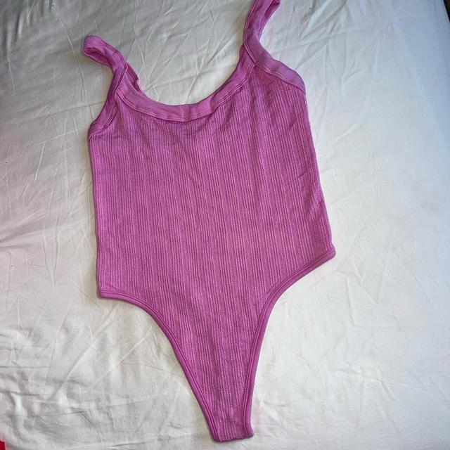 Urban Outfitters Women's Bodysuit - Pink - M on Productcaster.