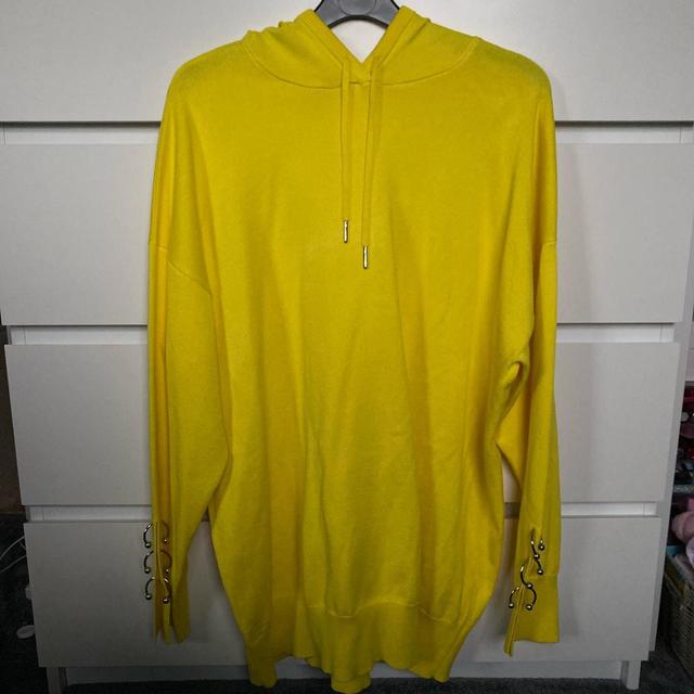 Topshop Women's Hoodie - Yellow - 12 on Productcaster.