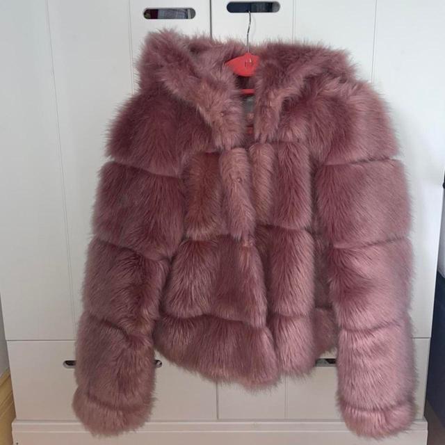 ASOS Women's Faux fur Coat - Pink - UK 10 on Productcaster.