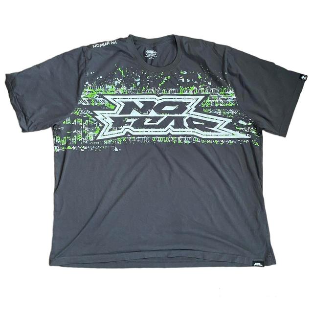 No Fear Men's T-shirt - Grey - XXXL on Productcaster.