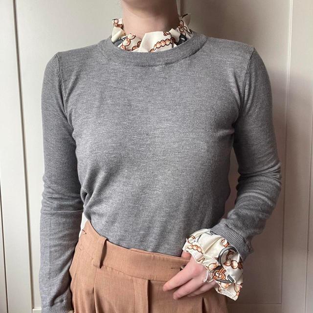 Custom Women's Jumper - Grey - S on Productcaster.