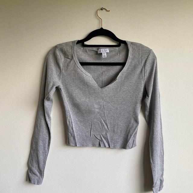 Topshop Women's Crop top - Grey - 8 on Productcaster.