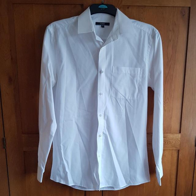 George Men's Shirt - White on Productcaster.