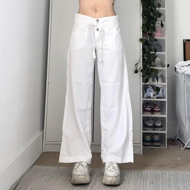 Women's Trousers - White - UK 10 on Productcaster.