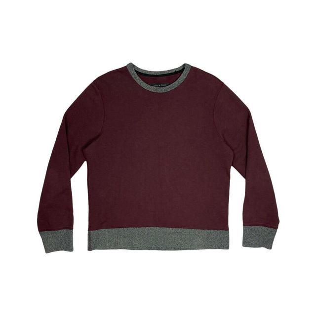 Rag & Bone Men's Sweatshirt - Red - L on Productcaster.