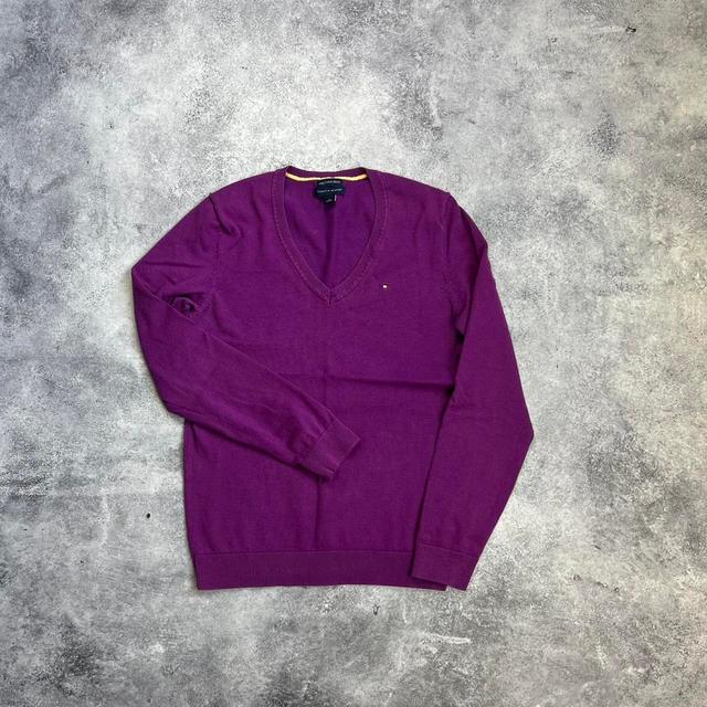 Tommy Hilfiger Women's Jumper - Purple - M on Productcaster.