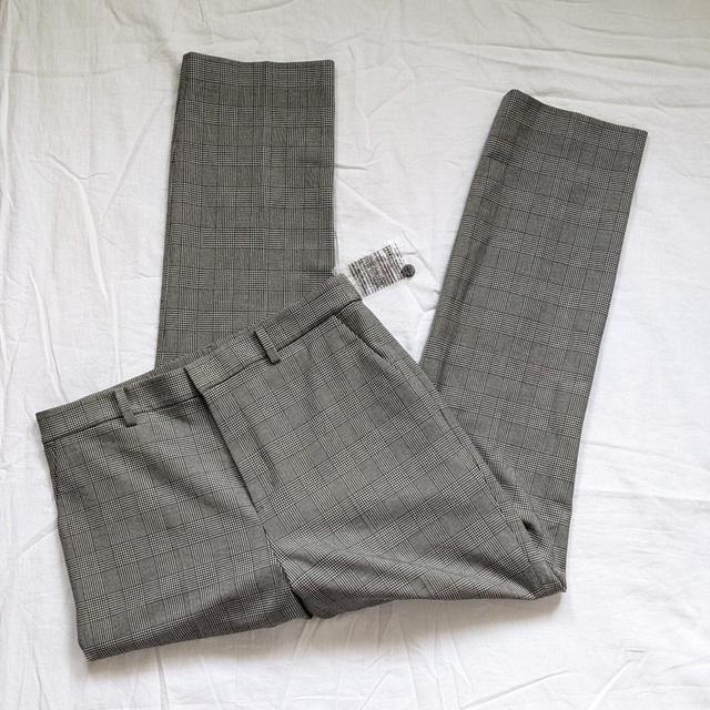 UNIQLO Women's Trousers - Black/Grey - UK 12 on Productcaster.