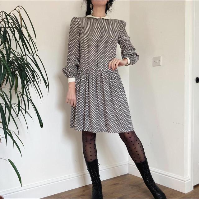 Vintage Women's Dress - Grey - 10 on Productcaster.