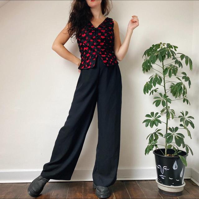 Vintage Women's Jumpsuit - Black - UK 10 on Productcaster.