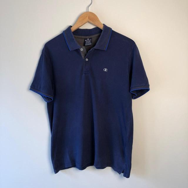 Champion Men's Polo shirt - Navy - M on Productcaster.