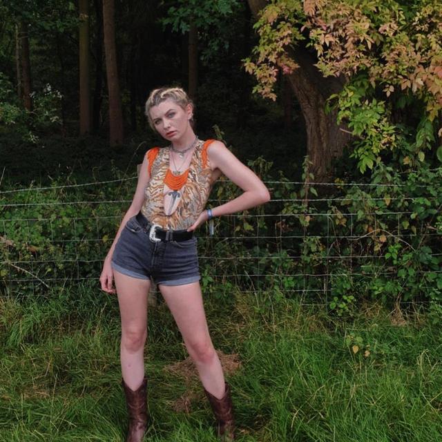 Vintage Women's Bodysuit - Orange - S on Productcaster.