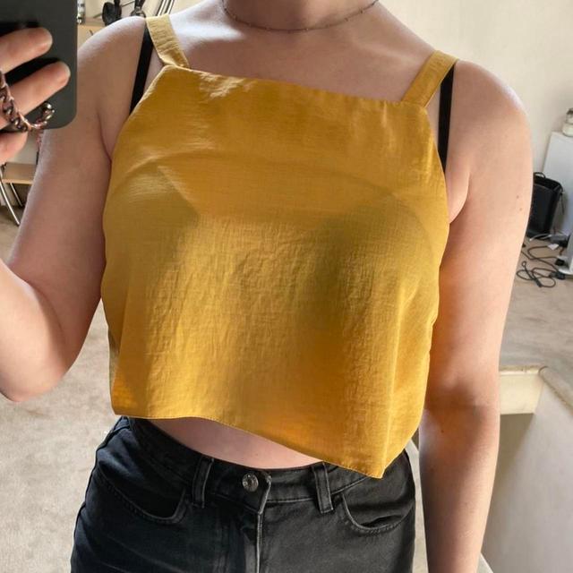 New Look Women's Crop top - Yellow - 8 on Productcaster.