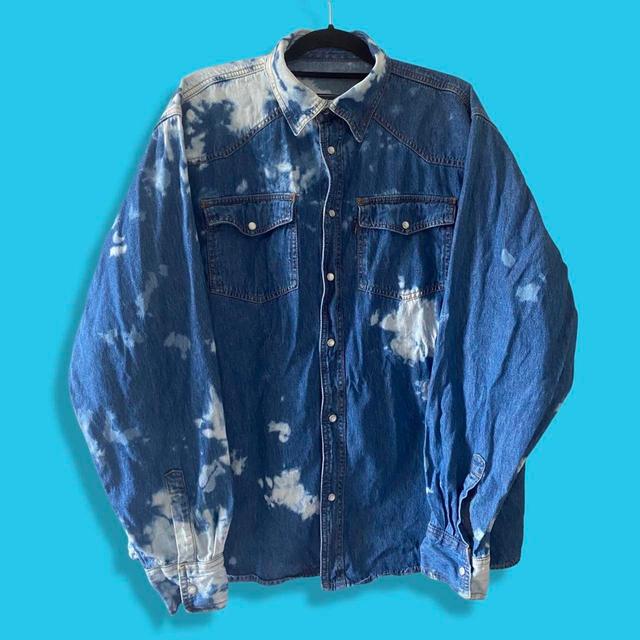 Reworked Men's Lightweight Jacket - Blue - M on Productcaster.