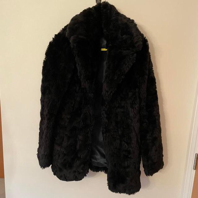 Topshop Women's Coat - Black - UK 10 on Productcaster.