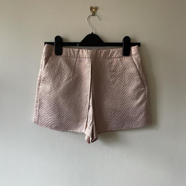 6%DOKIDOKI Women's Shorts - Pink/Silver - UK 10 on Productcaster.