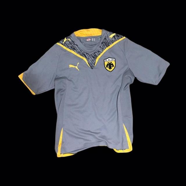 Puma Men's Shirt - Grey - S on Productcaster.