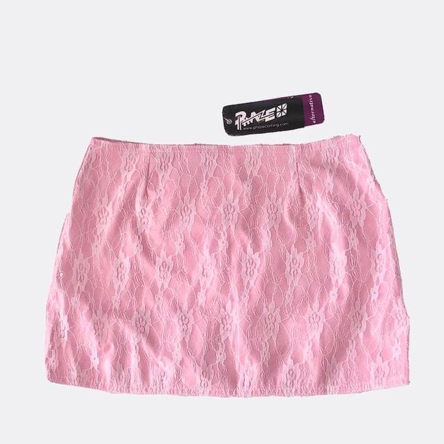 Vintage Women's Mini Skirt - Pink - UK 8 on Productcaster.