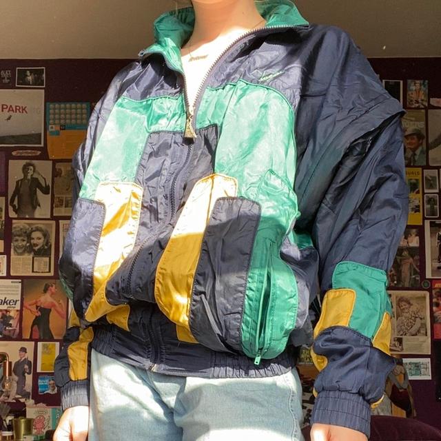 Vintage Men's Jacket - Green - M on Productcaster.