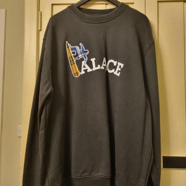 Palace Men's Sweatshirt - Black - L on Productcaster.