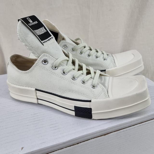 Rick Owens Women's Trainers - Cream - UK 8 on Productcaster.