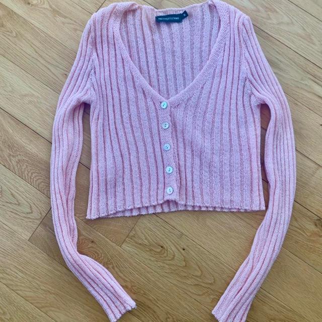 PrettyLittleThing Women's Cardigan - Pink - 6 on Productcaster.