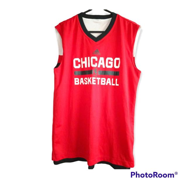 Adidas Men's Vest - Red/Black - S on Productcaster.