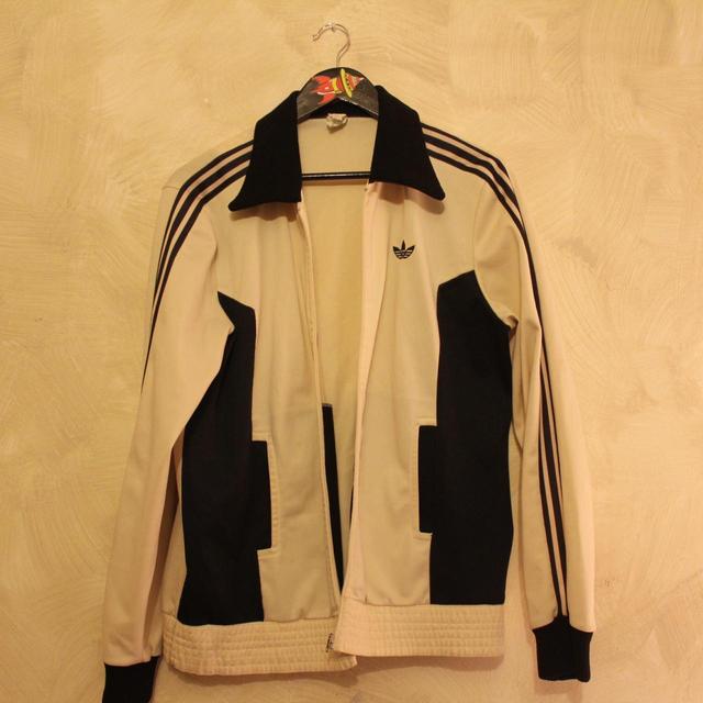 Vintage Men's Jacket - Black/Cream - M on Productcaster.