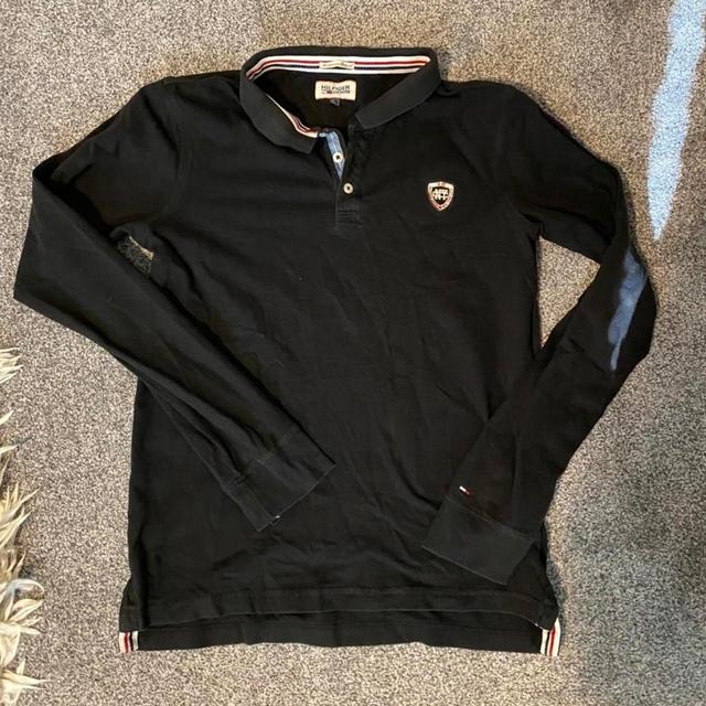 Tommy Hilfiger Men's Polo shirt - Black - S on Productcaster.