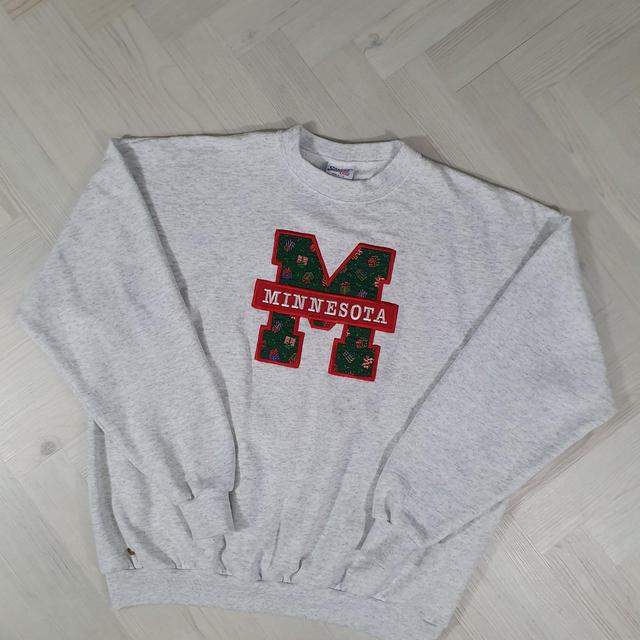 Vintage Men's Sweatshirt - Grey - XL on Productcaster.