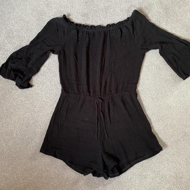 Topshop Women's Playsuit - Black - UK 8 on Productcaster.