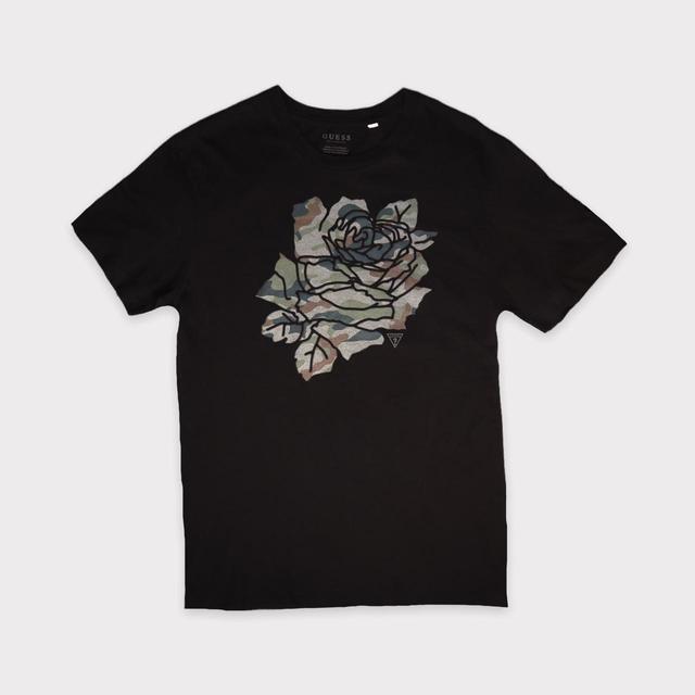 Guess Men's T-shirt - Black - XL on Productcaster.