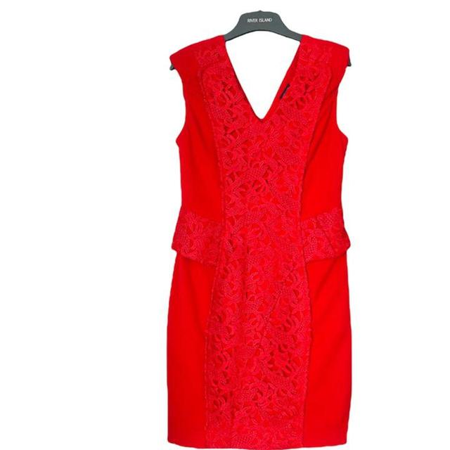 River Island Women's Dress - Red - 12 on Productcaster.