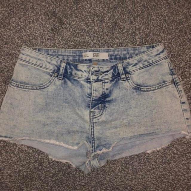 Topshop Women's Shorts - Blue - UK 10 on Productcaster.