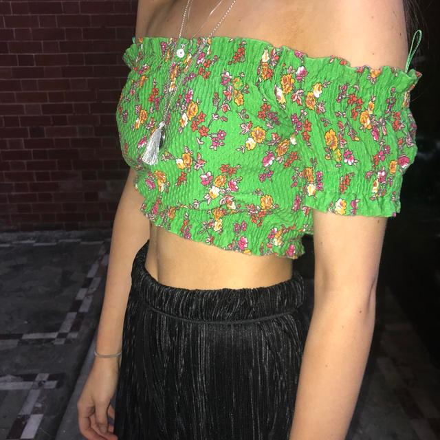 Topshop Women's Crop top - Green - 8 on Productcaster.