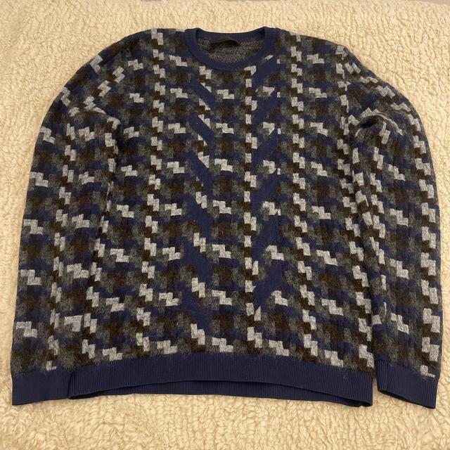 Nicole Farhi Men's Sweatshirt - Navy - M on Productcaster.