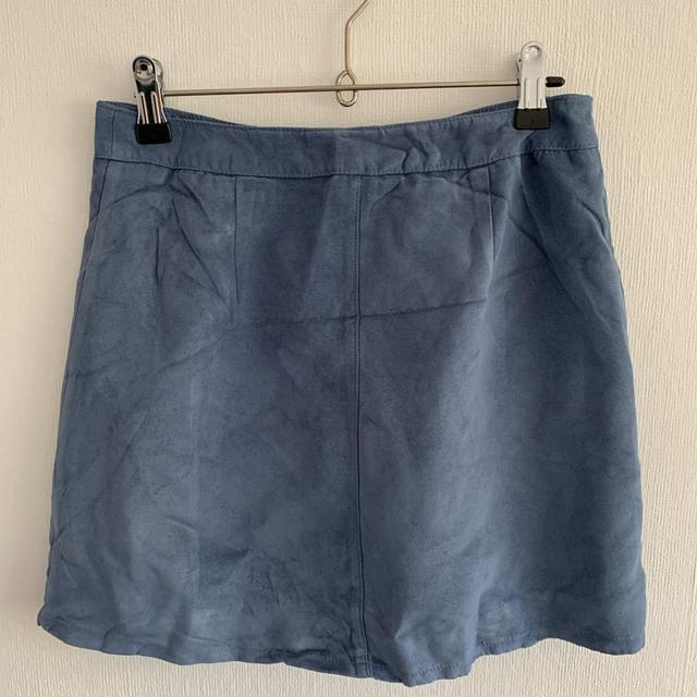 H&M Women's Mini Skirt - Blue - UK 10 on Productcaster.