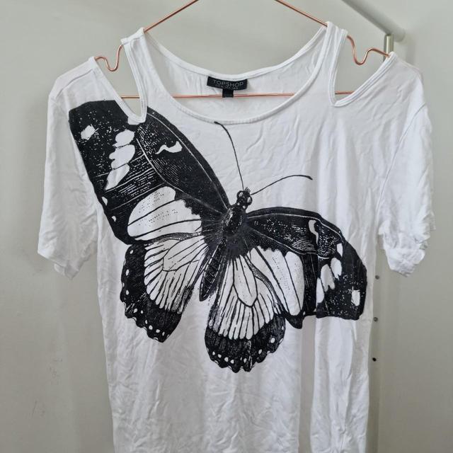 Topshop Women's T-shirt - White - 10 on Productcaster.