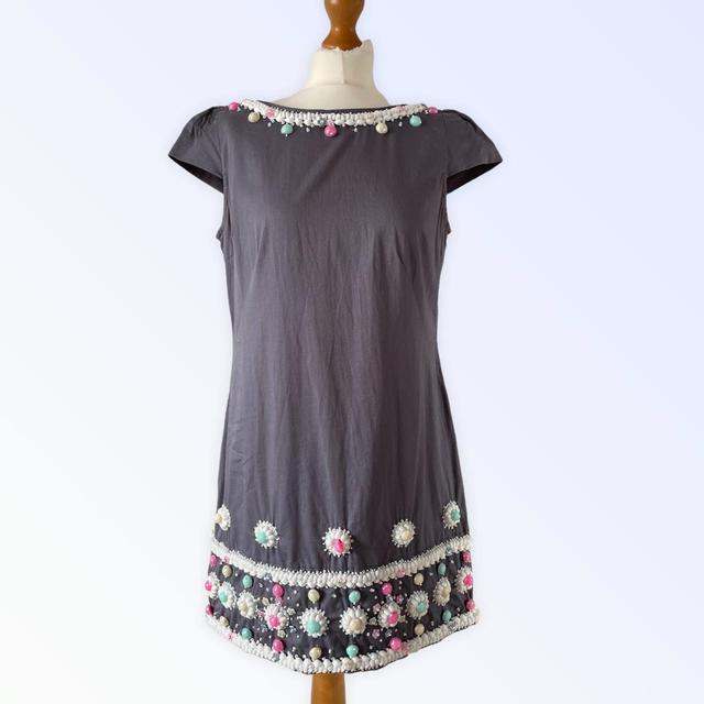 Monsoon Women's A-line Dress - Grey - 14 on Productcaster.