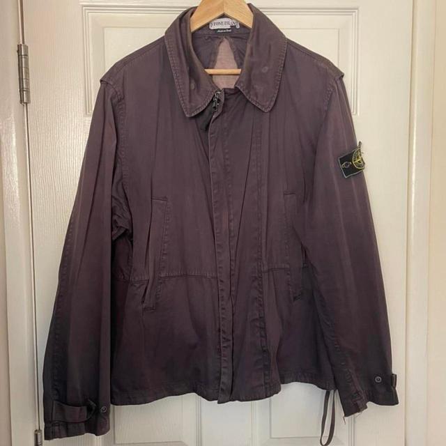 Stone Island Men's Jacket - Purple - L on Productcaster.