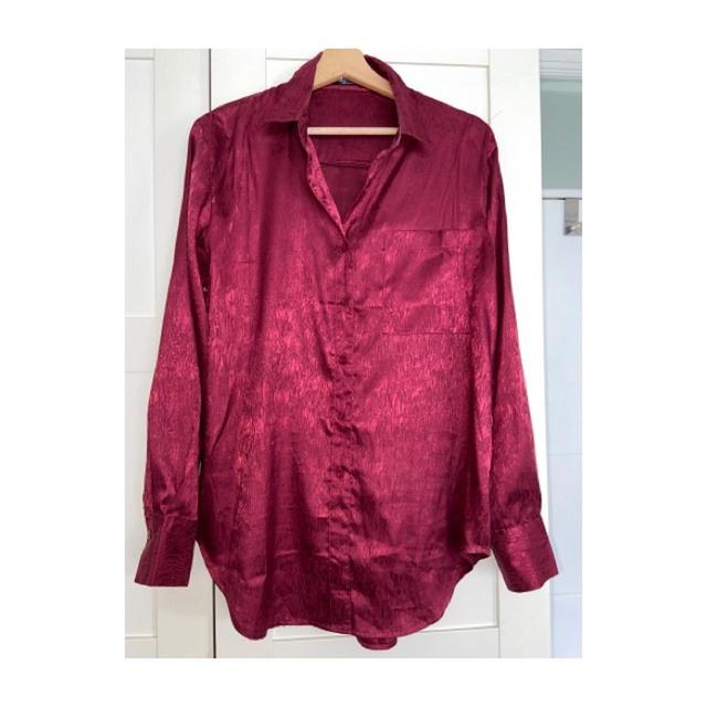 Nasty Gal Women's Blouse - Red - 10 on Productcaster.