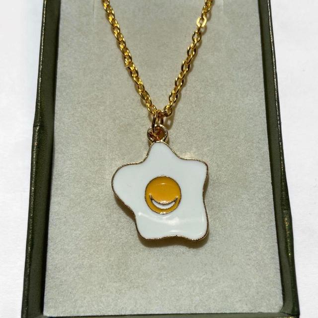 Handmade Women's Necklace - Gold on Productcaster.