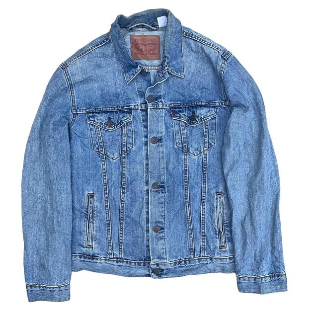 Levi's Men's Denim Jacket - Blue - L on Productcaster.