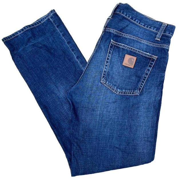 Carhartt Men's Jeans - Blue/Navy - 36" on Productcaster.