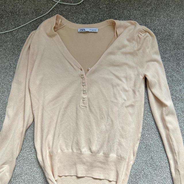 Zara Women's Jumper - Cream - M on Productcaster.